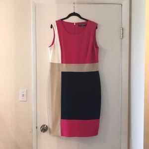 Karl Lagerfeld color block dress